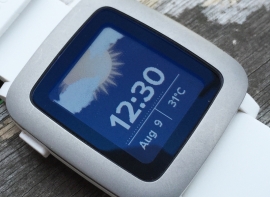 Laserowy Pebble Time!